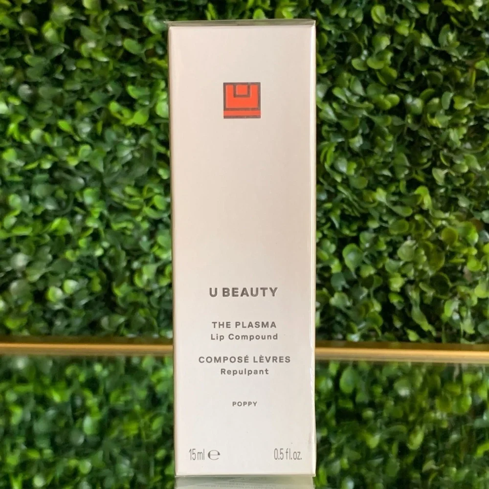 U BEAUTY Poppy The Plasma Lip Compound Tinted | NEW | UBEAUTY